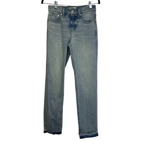 Madewell size 23 The '90s Straight Mid-Rise Jean